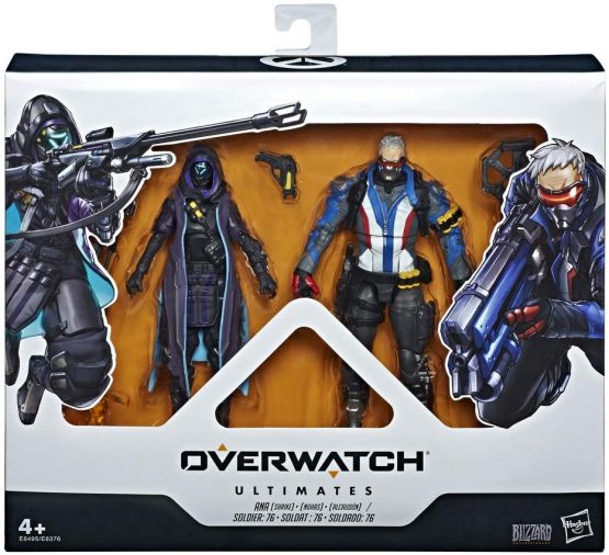 Overwatch Ultimates Series Soldier: 76 und Shrike (Ana) Skin Doppel Pack 15 cm große Action-Figuren zum Sammeln mit Accessoires – Blizzard Videospiel Charaktere