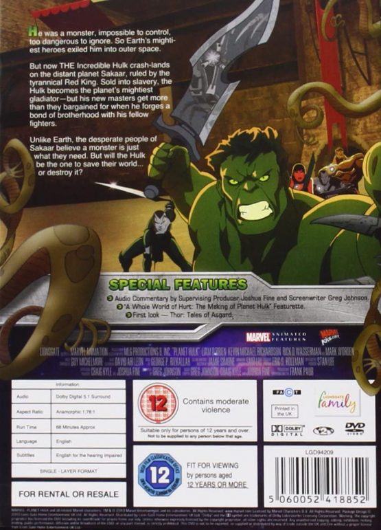 Planet Hulk [DVD] - Image 2
