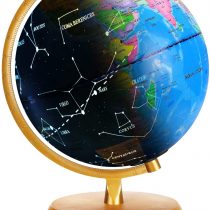 LED Constellation Globe Rewritable 3in1 Educational Toys, Light Up World Globe,Illuminated Night View Globe lamp for Kids Home Décor and Office Desktop- 9inch（Contains pen and Cleaning Cloths）