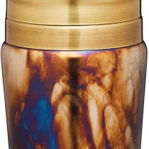 BarCraft BCCSMERCGLS Mercurial Cocktail Shaker Set with Zinc Fired Finish, Glass, 700 ml, Multi-Colour