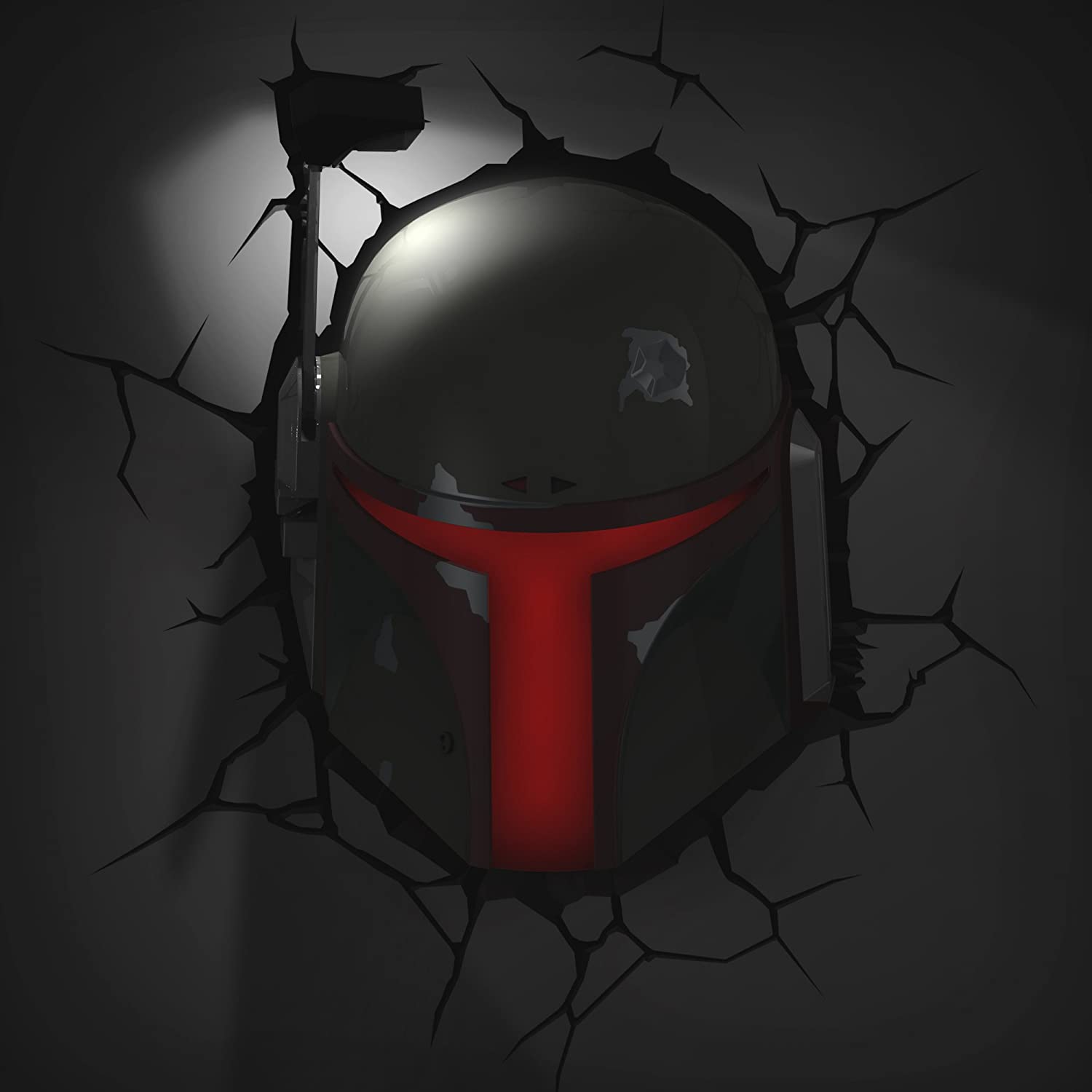 3DLightFX Star Wars Boba Fett 3D Deco Light, Black - Image 2
