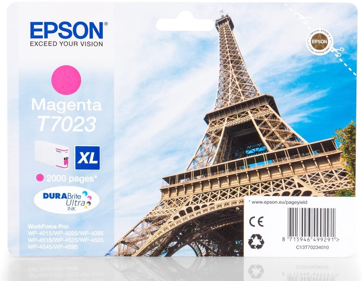 Epson 37106 Magenta Ink Cartridge, red - Image 2