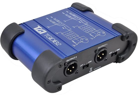 TGI TGIDIB2 Dual Channel Direct Box, Blue
