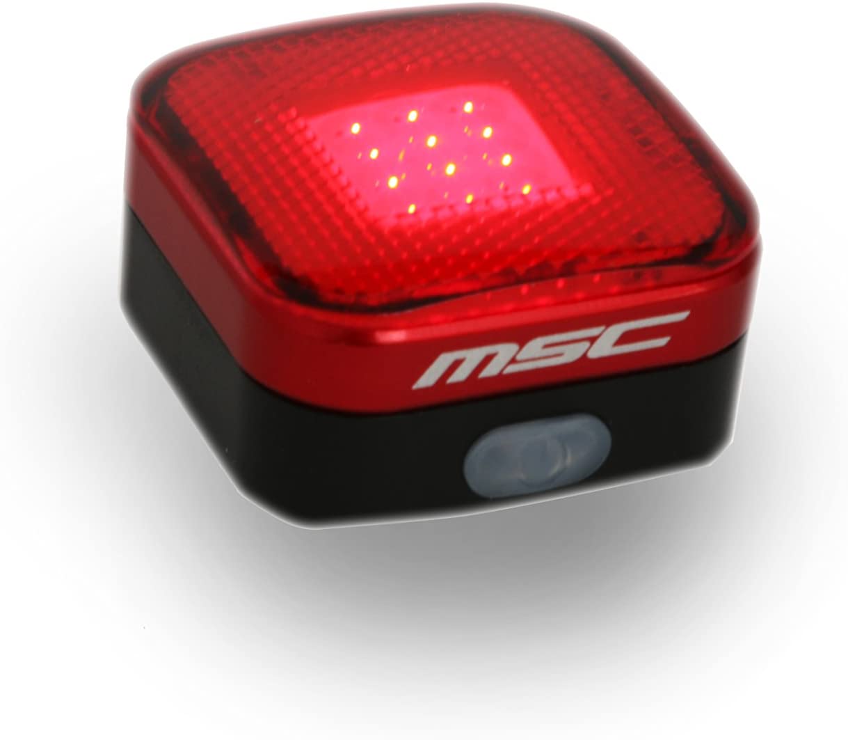 MSC Bikes LIGHTBOXING LED Rear Light, Black, 30 Lumens
