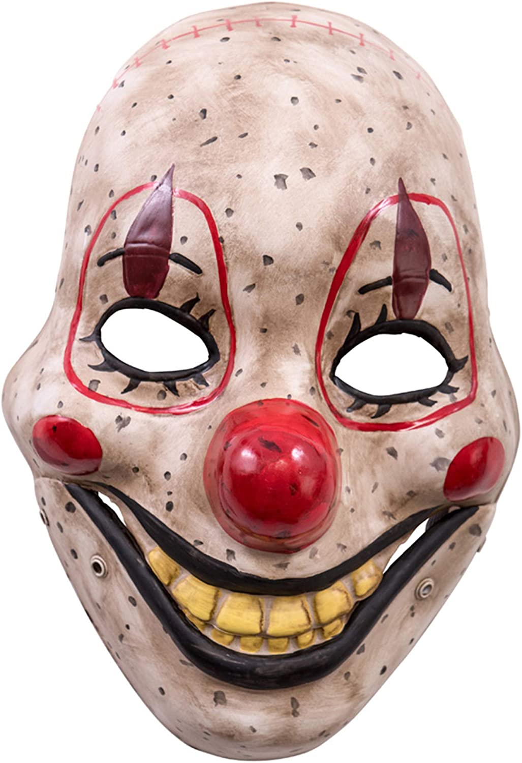 Carnival Toys 783 Horror Clown Mask with Movable Jaw, Beige, One Size - Image 3