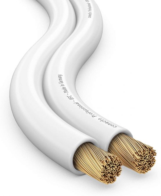 conecto OFC Professional Audio Speaker Cable, Cross Section 2 x 1.50mm² (99.9% OFC Full Copper 48 x 0.20 mm Wire) - Image 2