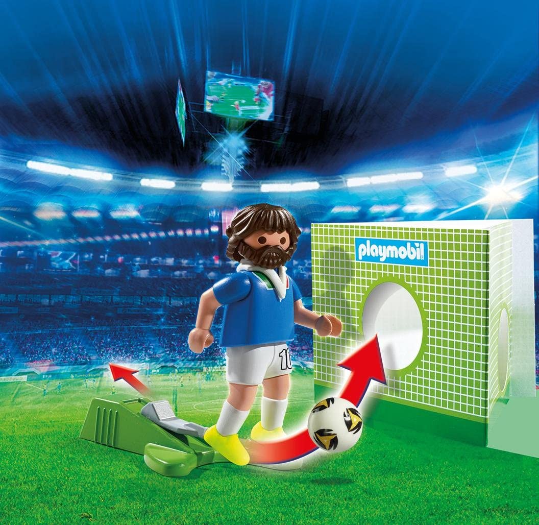 Playmobil 6895 Football Player Italy, Fun Imaginative Role-Play, PlaySets Suitable for Children Ages 4+, Mehrfarbig - Image 2