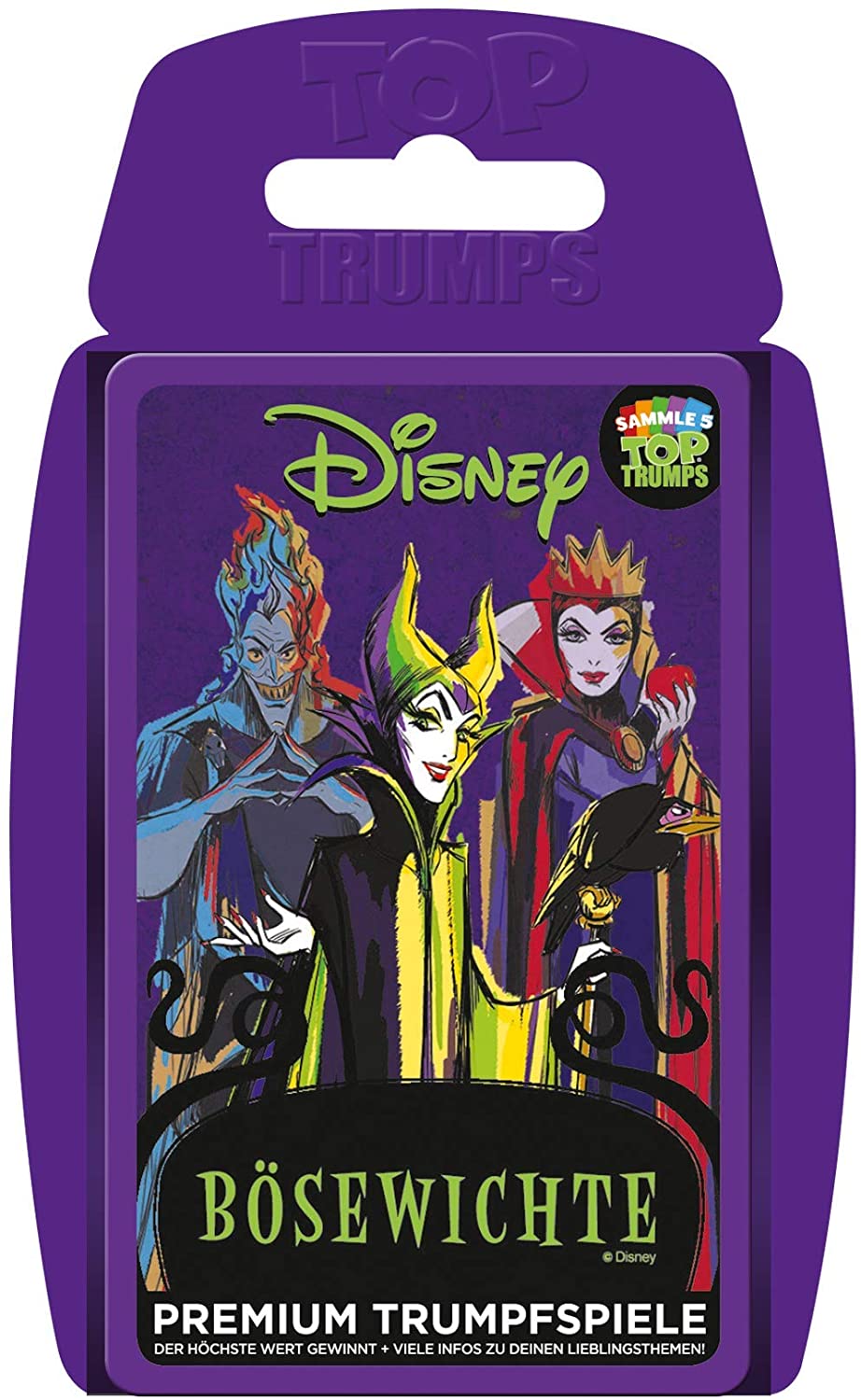 TOP TRUMPS - Disney Bösewichte - Disney Fanartikel - Alter 6+ - Deutsch, Trump Game