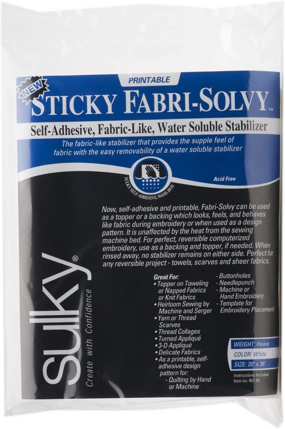 Sulky stabilizer, White, 20" X 36"