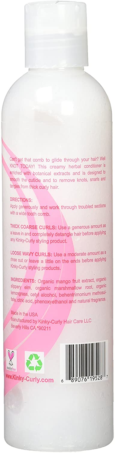 Kinky-Curly Natural Leave-In Detangler (Knot Today) 8 Ounces (236 Ml), No Color, 236 ml (Pack of 1) - Image 2