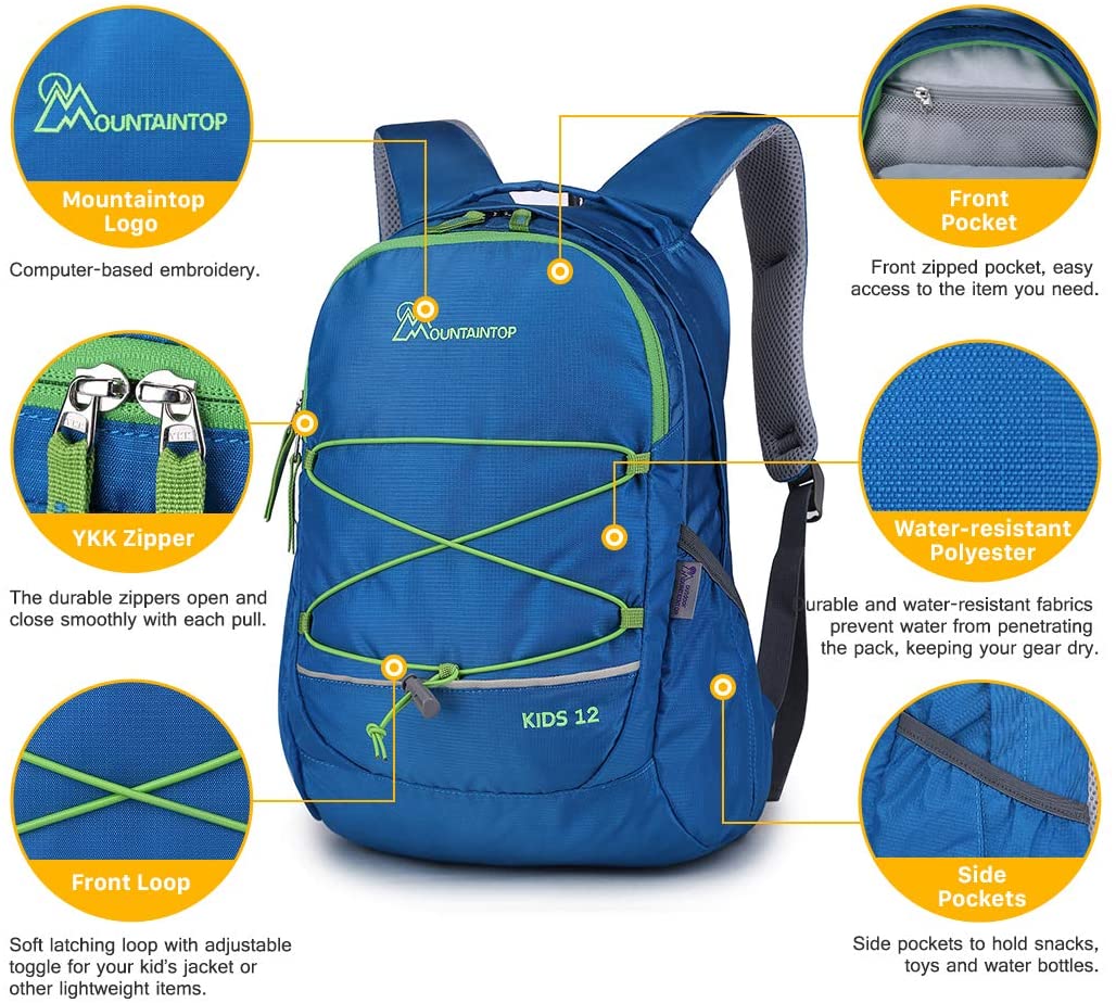 Mountaintop 10L Kids Rucksacks/Children Backpack/School Bag/Daypack for