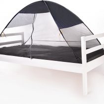 DERYAN Bedtent - 200x90cm - Pop-Up System - Grey - < 1mm Mosquito Net - Protects Your Sleeping Child Against Insects - Including Carrying Bag