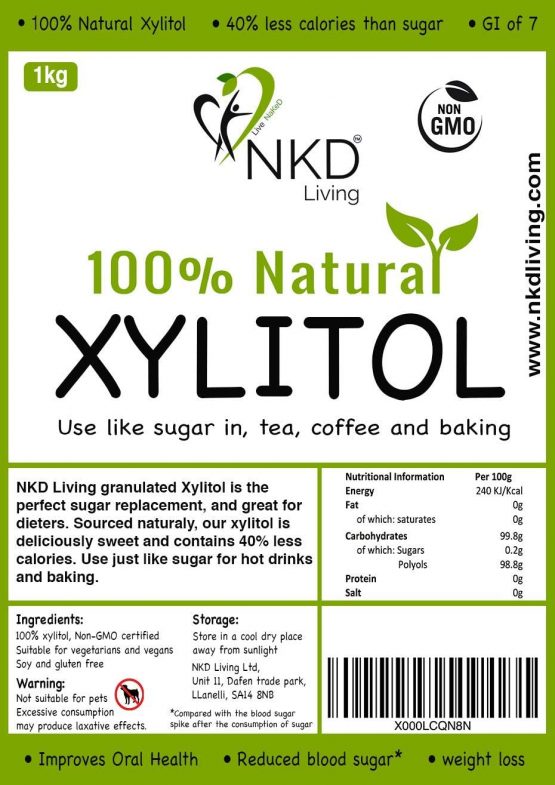XYLITOL 1 Kg Natural Sugar Alternative, Non-GMO Certified - Image 2
