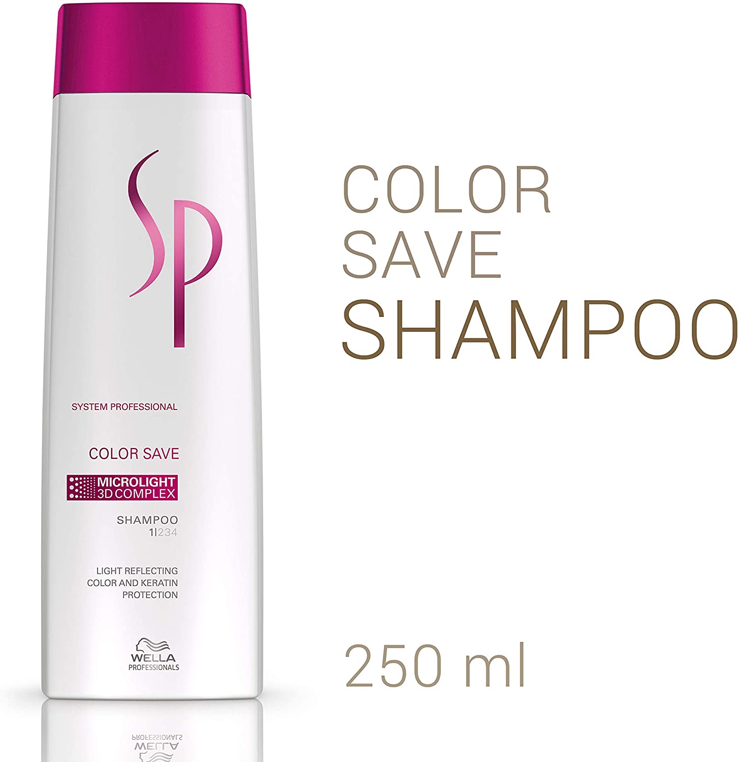 Wella SP Colour Save Shampoo 250 Milliliters, white-pink, 250 ml (Pack of 1) - Image 2