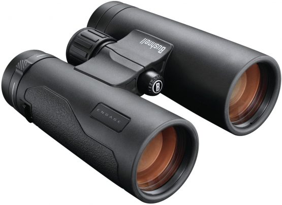 Bushnell Engage 10x42mm all purpose binocular. BEN842. Pouch and strap included. High quality Dielectric prism coatings with 92% light transmission. Bak-4 roof prisms - Image 4