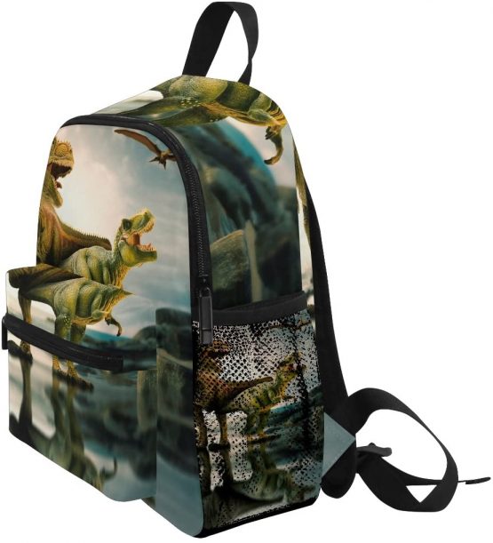 ISAOA Rocker Unicorn Children's Backpack for Boys,Kid's Schoolbag for Kindergarten Preschool Toddler Baby Nursery Travel Bag with Chest Clip (Blue) - Image 3
