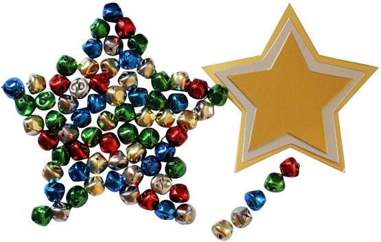 80 Jingle Bells Colours Sleigh Bells Festive Decoration 15mm Bell - Christmas Bell - Bells For Crafts - Cat Collars- Musical - Coloured - Decorating - Santa - Hat - Crafting - Image 3