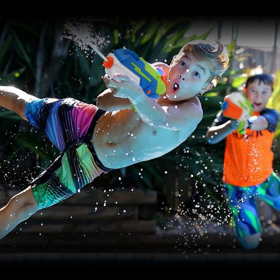 Kids Toys for 3 4 5 6+ Year Olds, 2 Pack Water Guns with 1L Large Capacity, Super Water Pistols with 10M Long Shoot Range for Kids Boys Girls Adults, Squirt Guns for Pool Garden Beach Water Fighting - Image 3