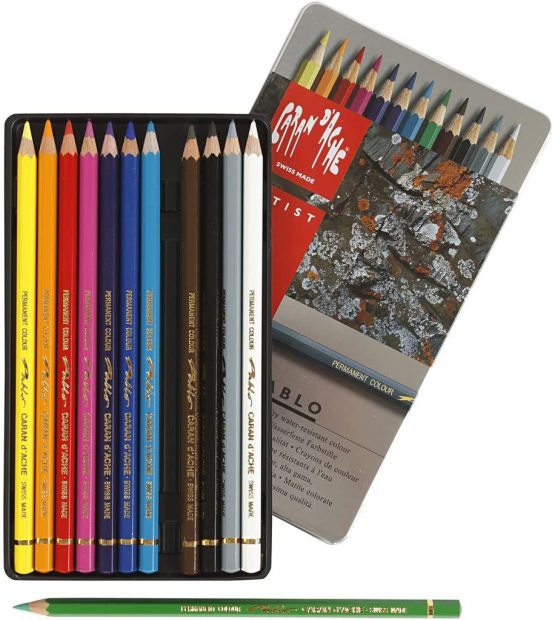 Pablo, Lead 3.8 mm, L. 17 cm, Assorted Colours, 12 units, Thickness 7 mm