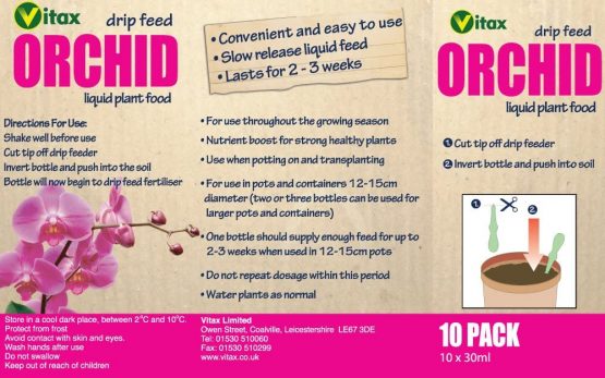 Vitax Ltd Unknown Vitax 30ml Orchid Drip Feed Mini Bottles (Pack of 10), Multicolored - Image 2