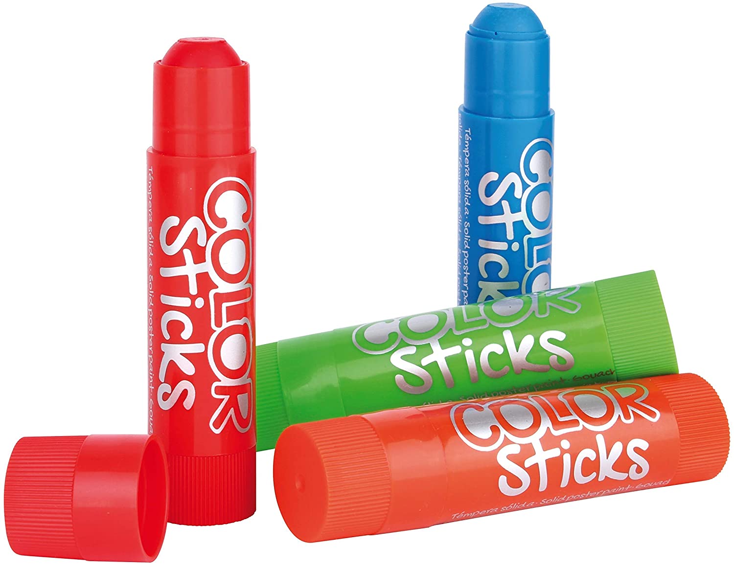 Apli Kids Colouring Sticks 6g Assorted Metallic Pack of 6, 6 count (Pack of 1) - Image 2