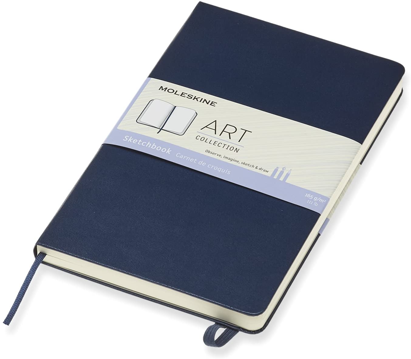 Moleskine 13 x 21 cm Large Art Collection Sketchbook Drawing Pad Notebook Album with Hard Cover and Elastic Closure - Image 2