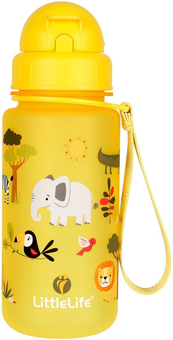 Children's Water Bottle With Easy-Access Lid & Straw, 400ml