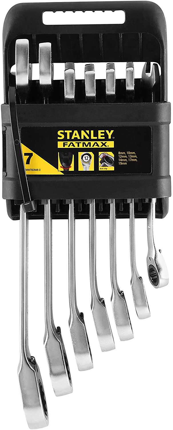 STANLEY FATMAX llaves combinadas fm - 7 piezas, Grey, 7 pièces - Reversible - Image 2