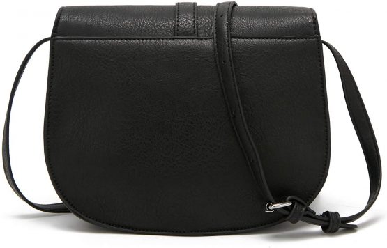 DCCN Women's Crossbody Bags Saddle Purse Satchel Bag Tote Shoulder Handbags Black - Image 2