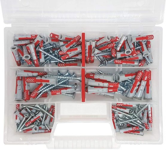 Fischer 544546 Duopower Universal Dowels Kit with Screw, Transparent - Image 2