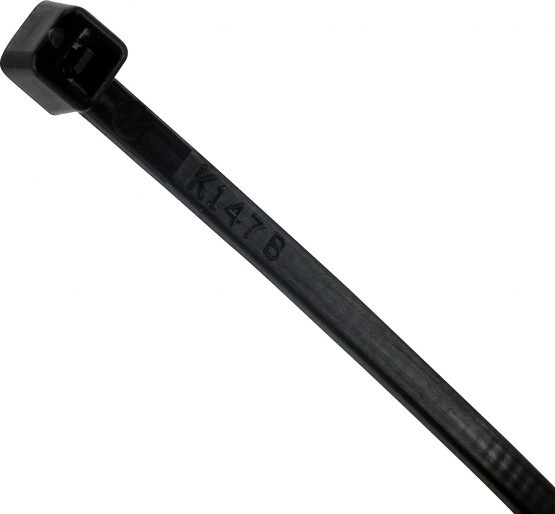 100 X Black Cable Ties 100Mm X 2.5Mm Zip Tie Bases All Sizes - Image 4