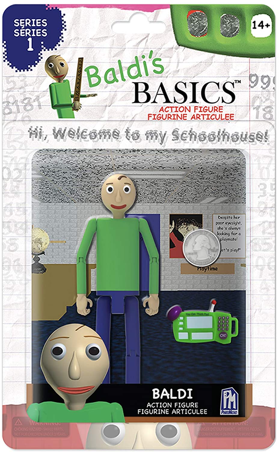 Baldi’s Basics 5″ Action Figure (Baldi), Multicolour – BigaMart