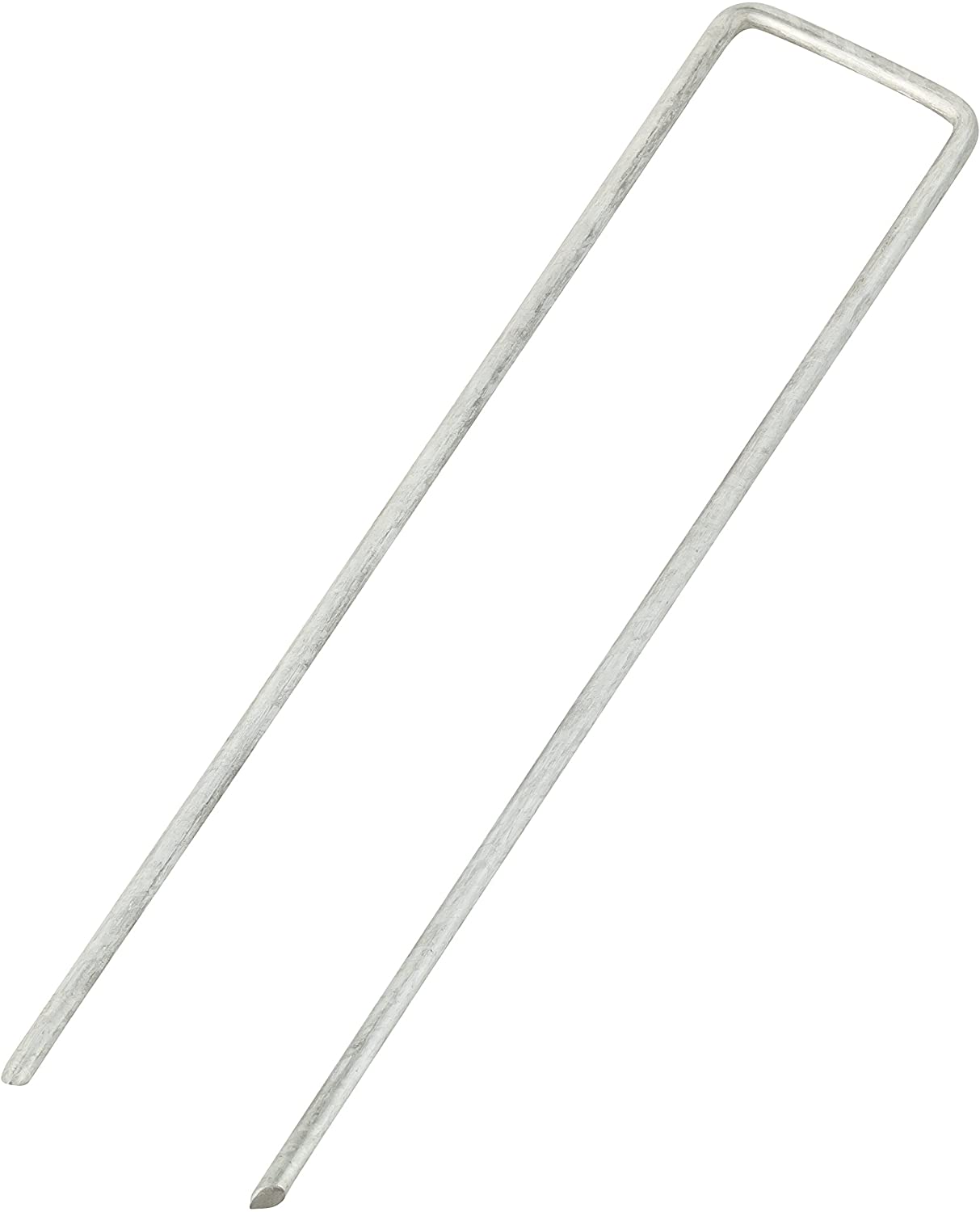 WUNDERGARDEN Pack of 50 x 6''/150mm 11 Gauge U-shaped multi-purpose galvanised steel Garden Securing Pegs - Image 2