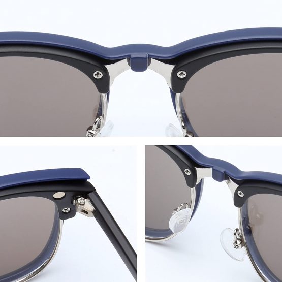 Magnetic 5 Pcs Polarized Clip-on Sunglasses Plastic Frame for Night Driving - Image 4