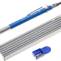 Leda Art Supply Mechanical Pencil Set with 12-piece 5B Lead Refill and Sharpener