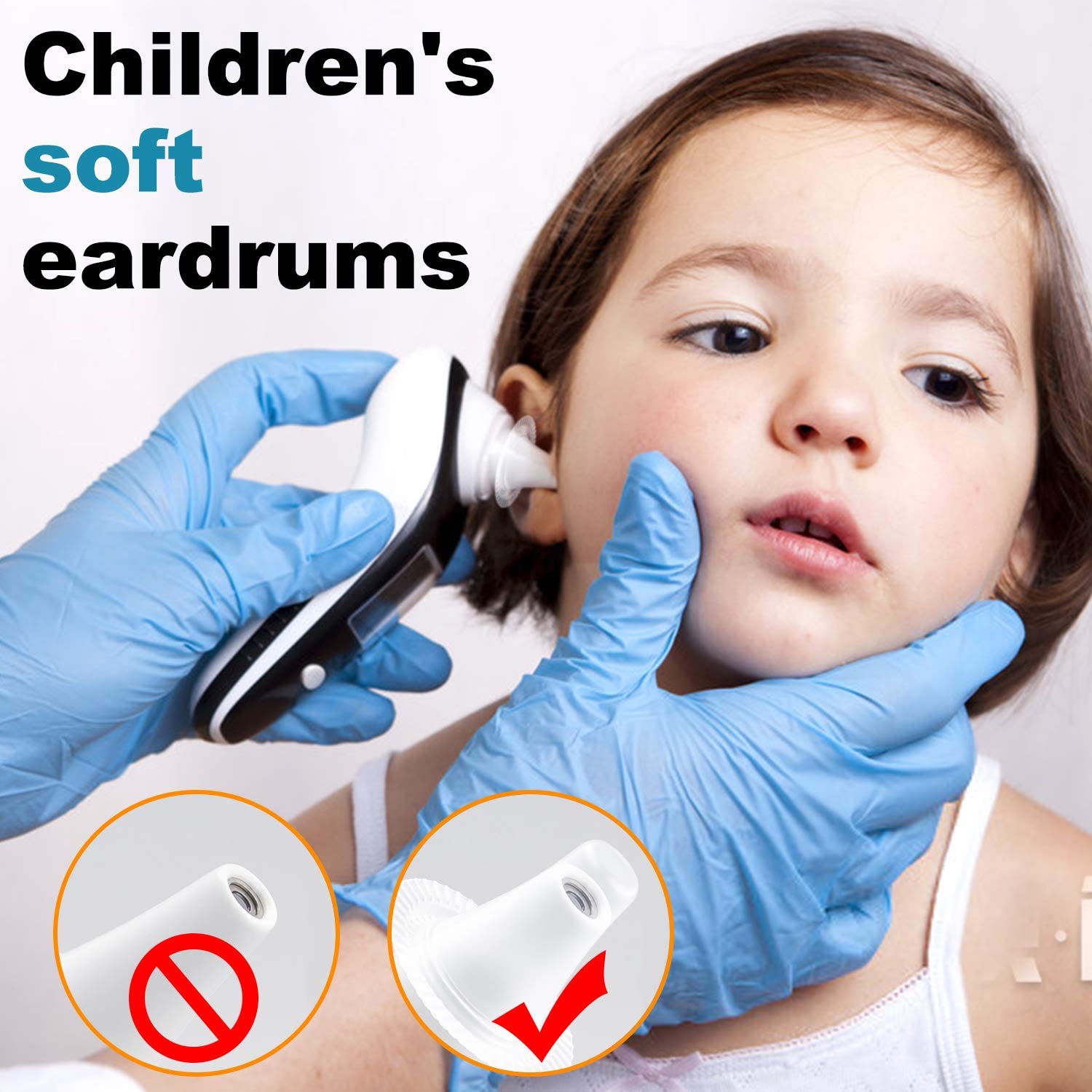 Ear Thermometer Probe Covers, 100 Pieces Ear Thermometer Lens Filters