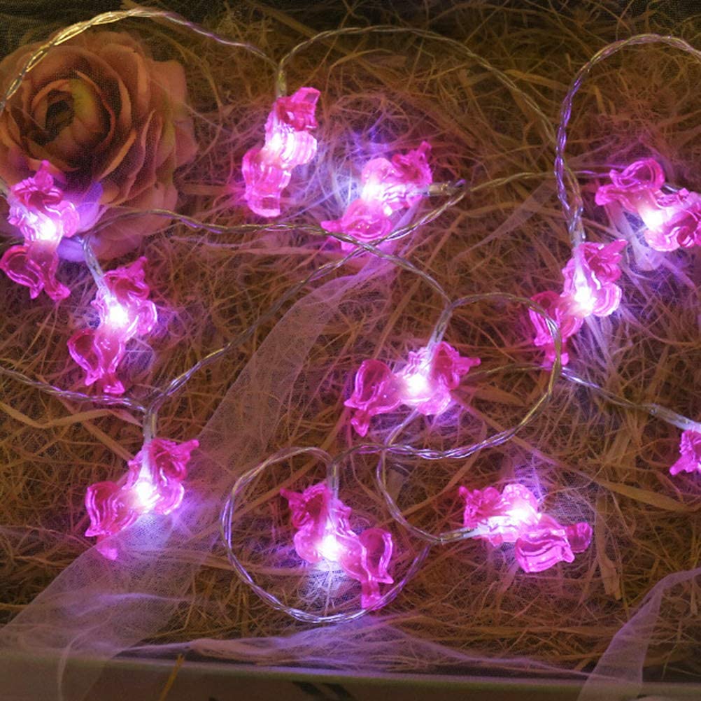 OSALADI LED Unicorn String Lights Lovely Cartoon Night Light Decoration for Wedding Party Bedroom Birthday (Warm White, 3m 20 LEDs) - Image 3