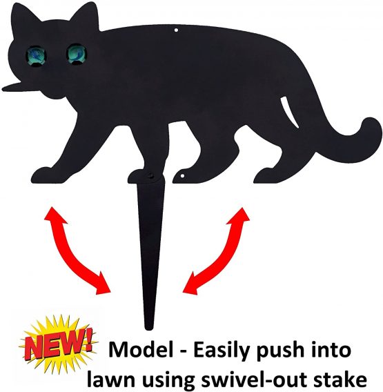 Medipaq 2X Garden Scare Cat with Reflective Marble Eyes - Cat Deterrent (Double Pack) - Image 4