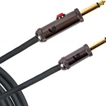 D'Addario Guitar Cable - Guitar Lead - Circuit Breaker Cable - Latching Cut-Off Switch to Mute When Changing Instrument - 20 Feet/7.62 Meters - Straight Ends - 1 Pack
