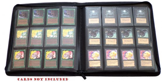 Docsmagic Premium Pro-Player 4-Pocket Zip-Album Dark Green - 160 Card Binder - MTG - PKM - YGO