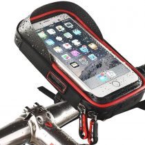 XPhonew Bike Handlebar Bag, Universal Waterproof Bicycle Cell Phone Pouch Motorcycle Handlebar Bag Cycling Phone Mount Holder Cradle with 360 Rotate for iPhone 12 11 Pro Max XS Smartphone up to 6.5''