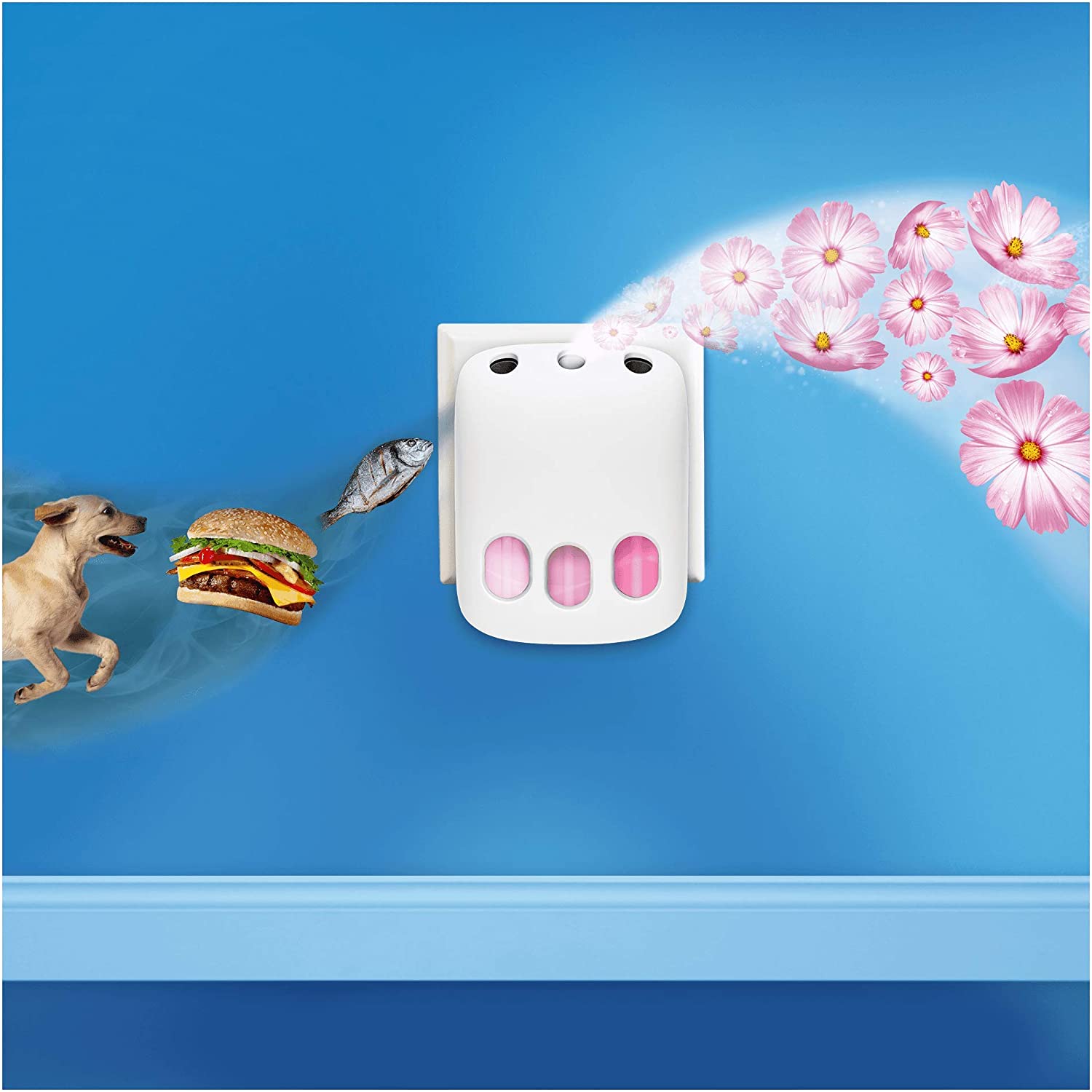 Febreze Ambi Pur 3Volution Air Freshener Plug-In Refill Diffuser Refill Case, Odour Eliminator, White - Image 3