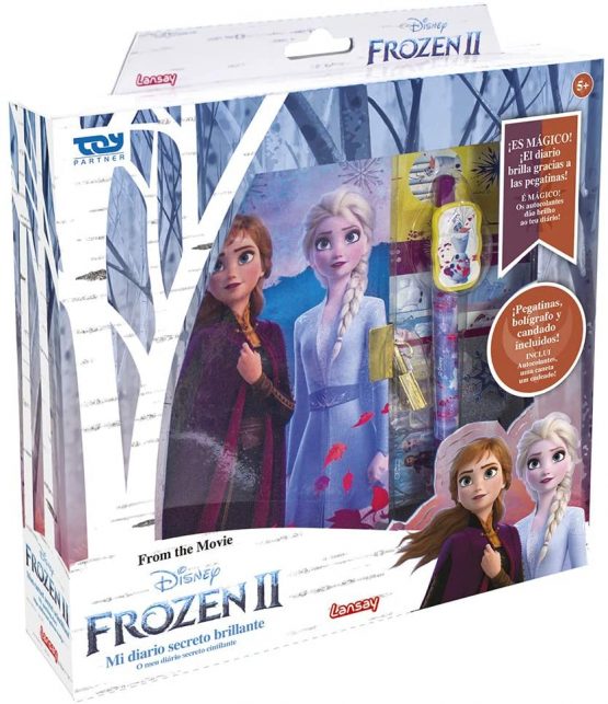 Lansay 25007 – Frozen 2 Sparkling Secret Notebook