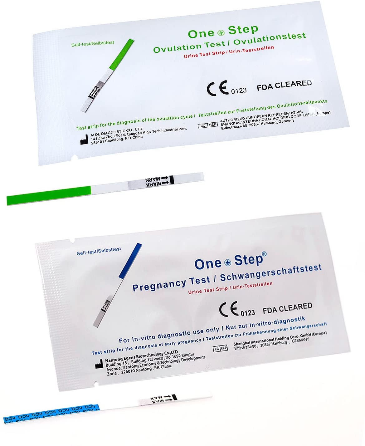 30 Ovulation Kit Sticks (20mIU) Fertility Test Strips + 5 Pregnancy Test (10mIU) Home Urine Strips