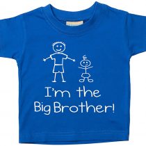 60 Second Makeover Limited I'm The Big Brother Blue Tshirt Baby Toddler Kids Available in Sizes 0-6 Months to 14-15 Years New Baby Brother Gift