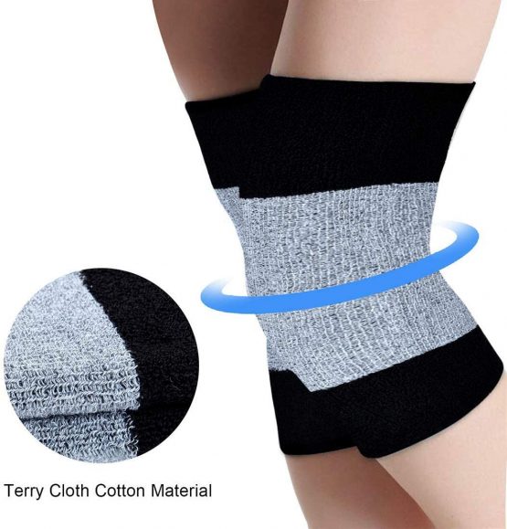 KING OF FLASH Knee Leg Warmers Thermal Sleeves Pads Tendonitis Dance Protection Muscle Joint Care Breathable Soft Kneelet One Size Unisex Elastic Stretch Guard (1 Pair) - Image 3