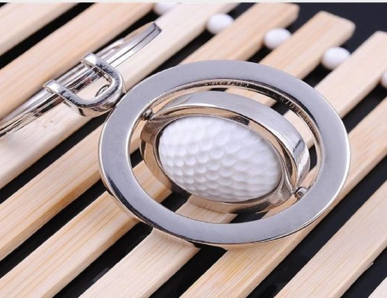 LL-Golf® Rotating 3D Golfball Keychain / Present / Gift / key ring