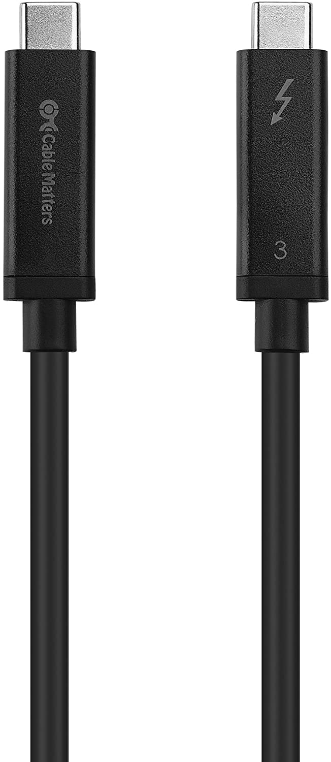 [Intel Certified] Cable Matters Active 40Gbps Thunderbolt 3 Cable in