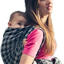 Didymos Houndstooth Baby Wrap Sling (Size 6, Anthracite)