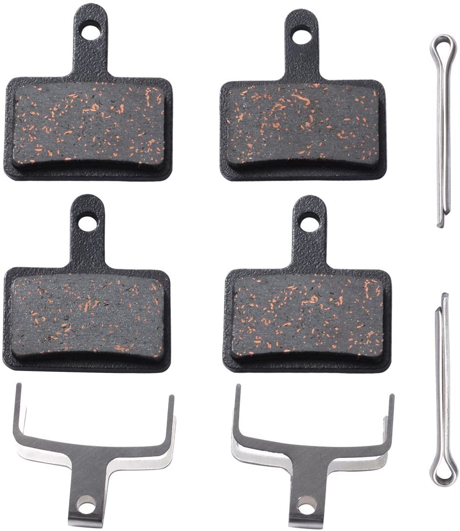 2 works Semi-Metallic Bicycle Disc Brake Pads for Shimano/Tektro/TRP, standard